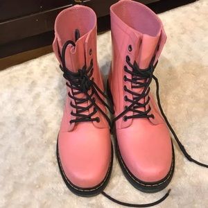 Pink Doc Martens. Women’s size 13 Like new.